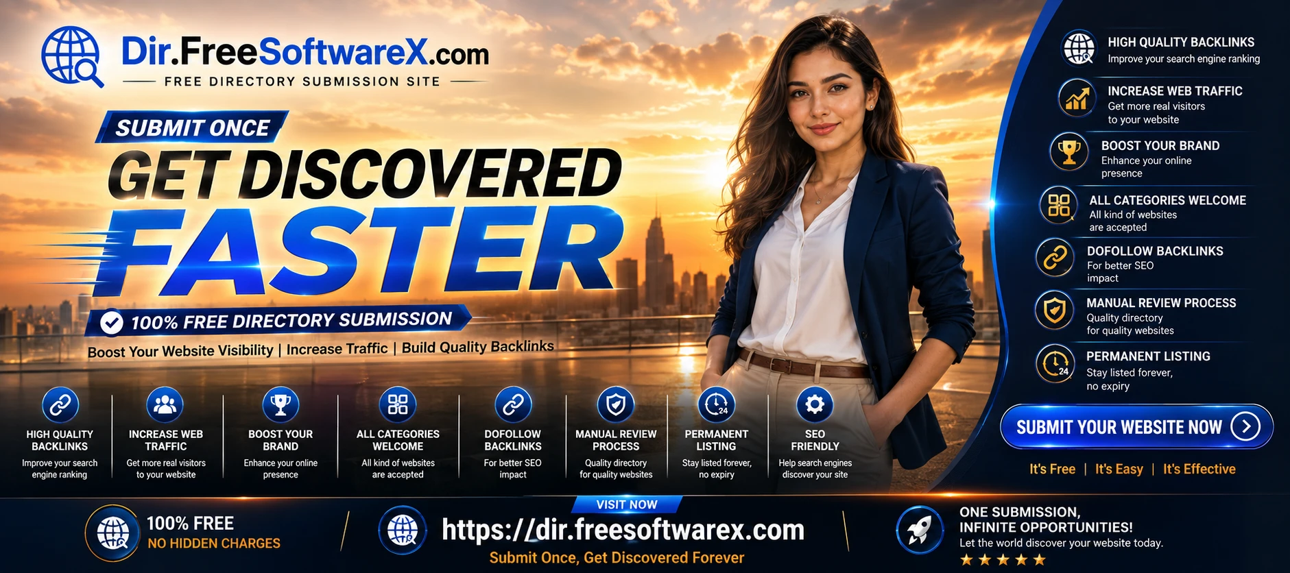 Submit Once, Get Discovered Faster — free directory submission